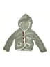 Little Beginnings 100% Polyester Gray Zip Up Hoodie Size 6-9 mo - photo 1