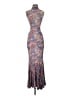 Caroline Constas Paisley Blue Cocktail Dress Size XXS - photo 1