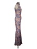 Caroline Constas Paisley Blue Cocktail Dress Size XXS - photo 4