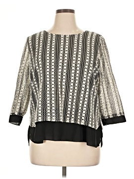 Alfred Dunner 3/4 Sleeve Blouse