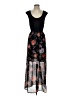 Dudley Stephens 100% Polyester Floral Black Casual Dress Size S - photo 1