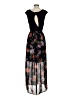 Dudley Stephens 100% Polyester Floral Black Casual Dress Size S - photo 2