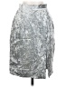 Rina Rossi Metallic Silver Formal Skirt Size 4 - photo 1