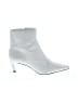 Vince Camuto 100% Leather White Ankle Boots Size 8 1/2 - photo 1