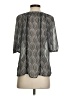 Bellatrix 100% Polyester Gray Short Sleeve Blouse Size S - photo 2