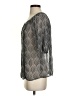Bellatrix 100% Polyester Gray Short Sleeve Blouse Size S - photo 5