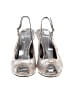 Stuart Weitzman Metallic Silver Gray Heels Size 8 - photo 2