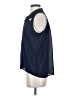 Olive and Oak 100% Polyester Blue Sleeveless Blouse Size S - photo 5