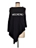 Top It Off 100% Cotton Black Poncho One size - photo 1