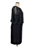 Xscape 100% Polyester Blue Black Cocktail Dress Size 14W - photo 4