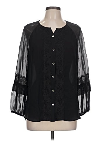 Diane von Furstenberg 3/4 Sleeve Silk Top (view 1)