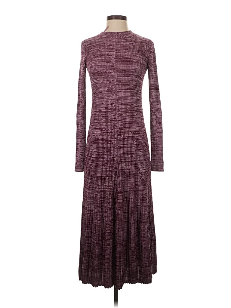 Pre-owned Cos Casual Dress In Burgundy