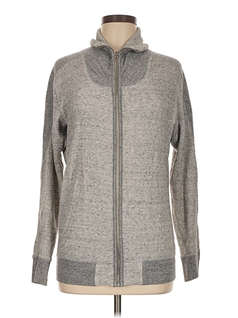 Pre-owned Diesel Zip Up Hoodie In Gray