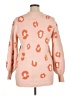 Terra & Sky Animal Print Pink Pullover Sweater Size 0X - photo 2