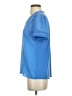 Ann Taylor 100% Polyester Blue Short Sleeve Blouse Size XXS - photo 5