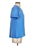 Ann Taylor 100% Polyester Blue Short Sleeve Blouse Size XXS - photo 4