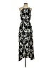 Athleta 100% Polyester Print Black Cocktail Dress Size S - photo 1