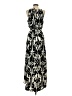 Athleta 100% Polyester Print Black Cocktail Dress Size S - photo 2