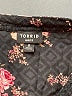 Torrid Floral Black 3/4 Sleeve Blouse Size Lg Plus (0) - photo 7