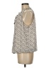 Max Studio 100% Polyester Ivory Sleeveless Blouse Size M (estimated) - photo 5