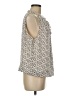 Max Studio 100% Polyester Ivory Sleeveless Blouse Size M (estimated) - photo 4