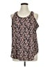 Ricki's 100% Polyester Black Sleeveless Top Size XL - photo 1