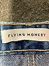Flying Monkey 100% Cotton Hearts Blue Jeans Size 27 waist - photo 6