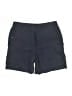 Athleta 100% Linen Solid Blue Cargo Shorts Size 14 - photo 1