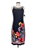 Roz & Ali Graphic Blue Cocktail Dress Size XS - photo 1