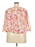 Cocomo 100% Polyester Pink 3/4 Sleeve Blouse Size 2X - photo 2