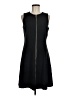 Ann Taylor Solid Black Casual Dress Size 6 - photo 1