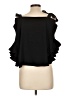 Beulah Style 100% Polyester Black Sleeveless Blouse Size L - photo 2