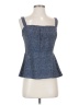 CAbi 100% Polyester Blue Sleeveless Blouse Size 4 - photo 1