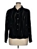 J. Harris Stripes Black Long Sleeve Blouse Size 14 - photo 1