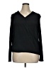 Neiman Marcus 100% Polyester Black Long Sleeve Blouse Size XL - photo 1