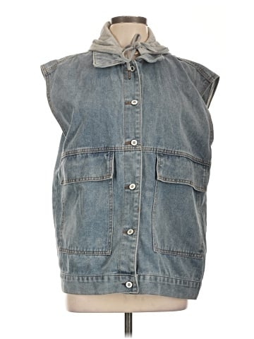 Unbranded Denim Vest (view 1)