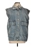 Unbranded Blue Denim Vest Size L (estimated) - photo 1