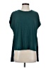 Express Teal Short Sleeve Top Size S - photo 1