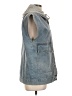Unbranded Blue Denim Vest Size L (estimated) - photo 4