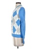 Clover by Bobby Jones Argyle Blue Pullover Sweater Size XS - photo 5