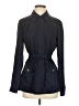 A New Day 100% Lyocell Blue Trenchcoat Size XS - photo 1