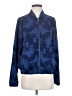 Fred David 100% Polyester Print Blue Track Jacket Size S - photo 1
