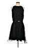 MiXT by Heidi Weisel 100% Polyester Solid Black Cocktail Dress Size 10 - photo 1