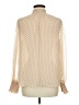Sanctuary 100% Polyester Polka Dots Ivory Long Sleeve Blouse Size M - photo 2