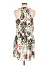 Bisou Bisou 100% Polyester Print Ivory Casual Dress Size 6 - photo 2