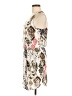 Bisou Bisou 100% Polyester Print Ivory Casual Dress Size 6 - photo 5