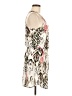 Bisou Bisou 100% Polyester Print Ivory Casual Dress Size 6 - photo 4