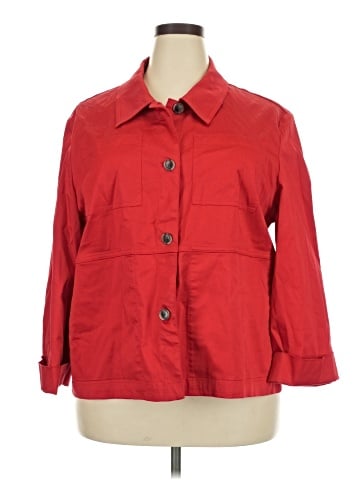 Preston & York 3/4 Sleeve Button-Down Shirt (view 1)