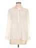 J.Crew 100% Silk Ivory Long Sleeve Silk Top Size 8 - photo 1
