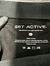 Set Active 100% Cotton Solid Black Casual Skirt Size M - photo 3